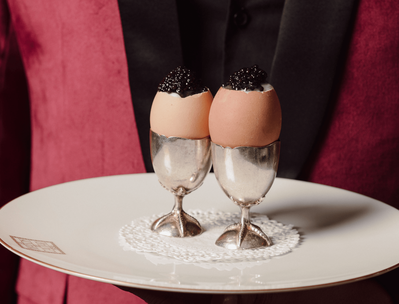 Oeufs à la coque au caviar - MAISON DU CAVIAR