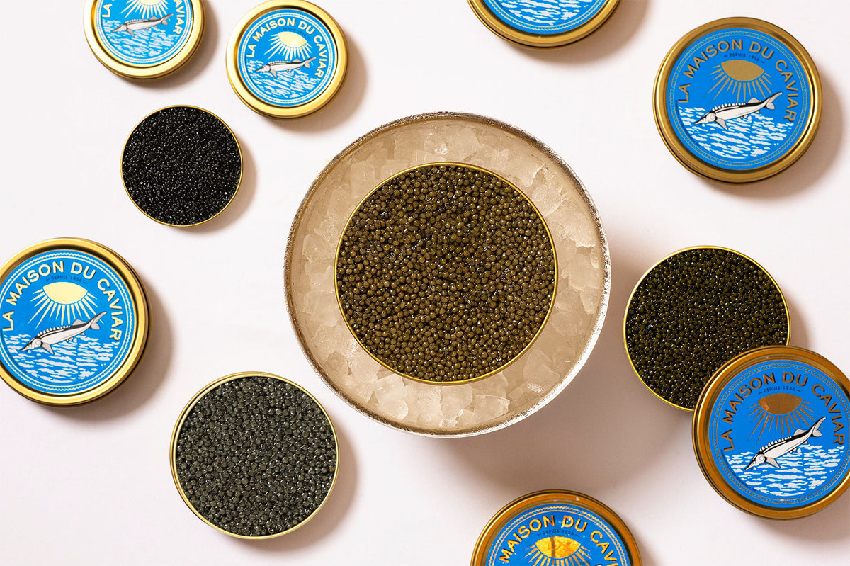 Caviar de France, l'achat en ligne de caviars baeri, osciètre et beluga  100% français