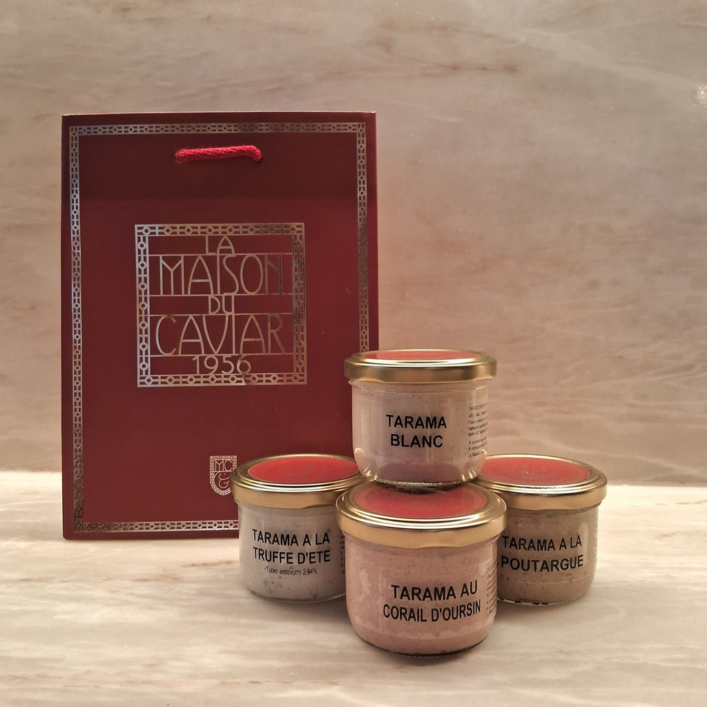 Les 4 taramas - Panier - MAISON DU CAVIAR